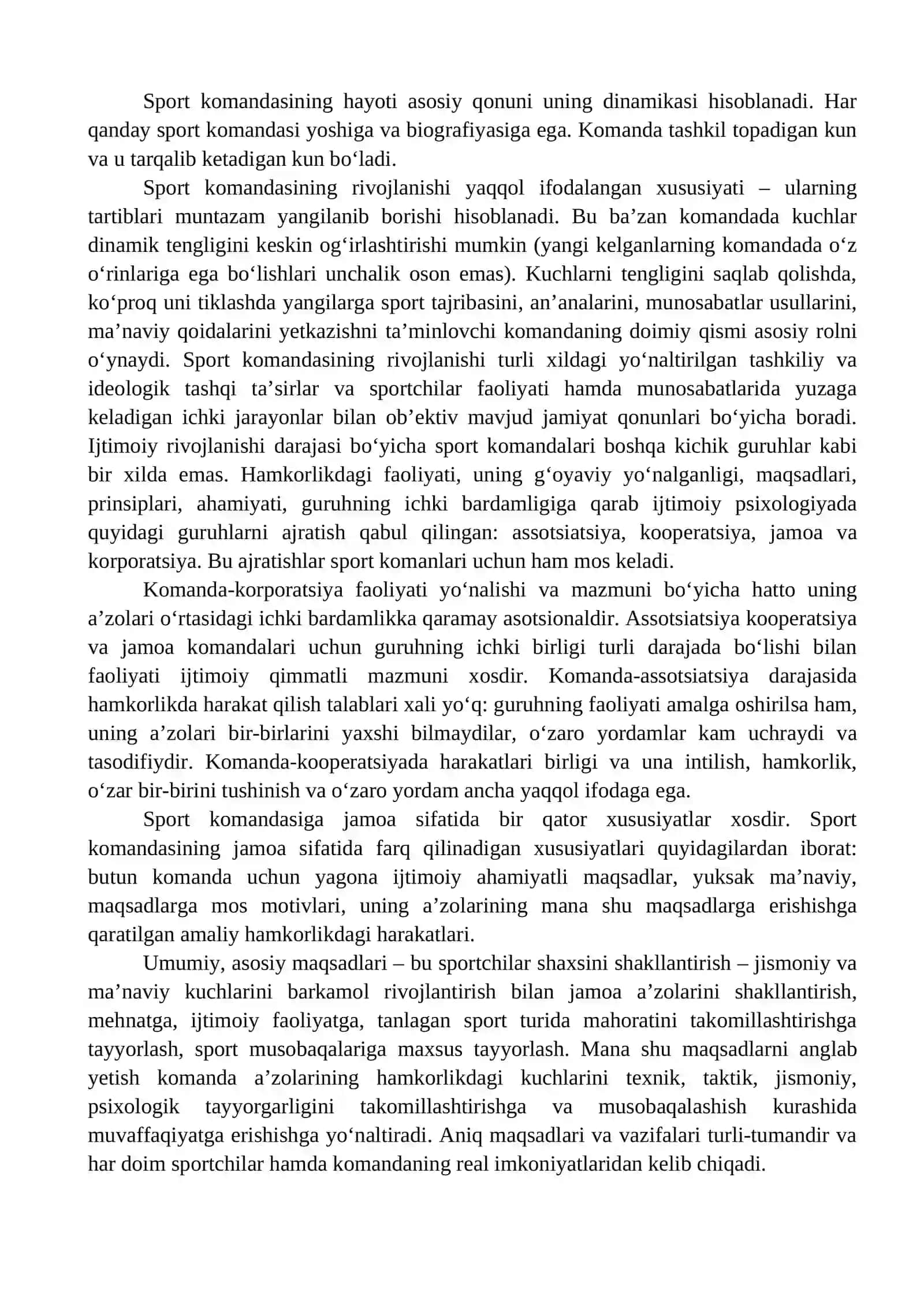 SHAXSNI TARBIYALASH VA SHAKLLANISHIGA SPORT JAMOASINING TA’SIRI 2