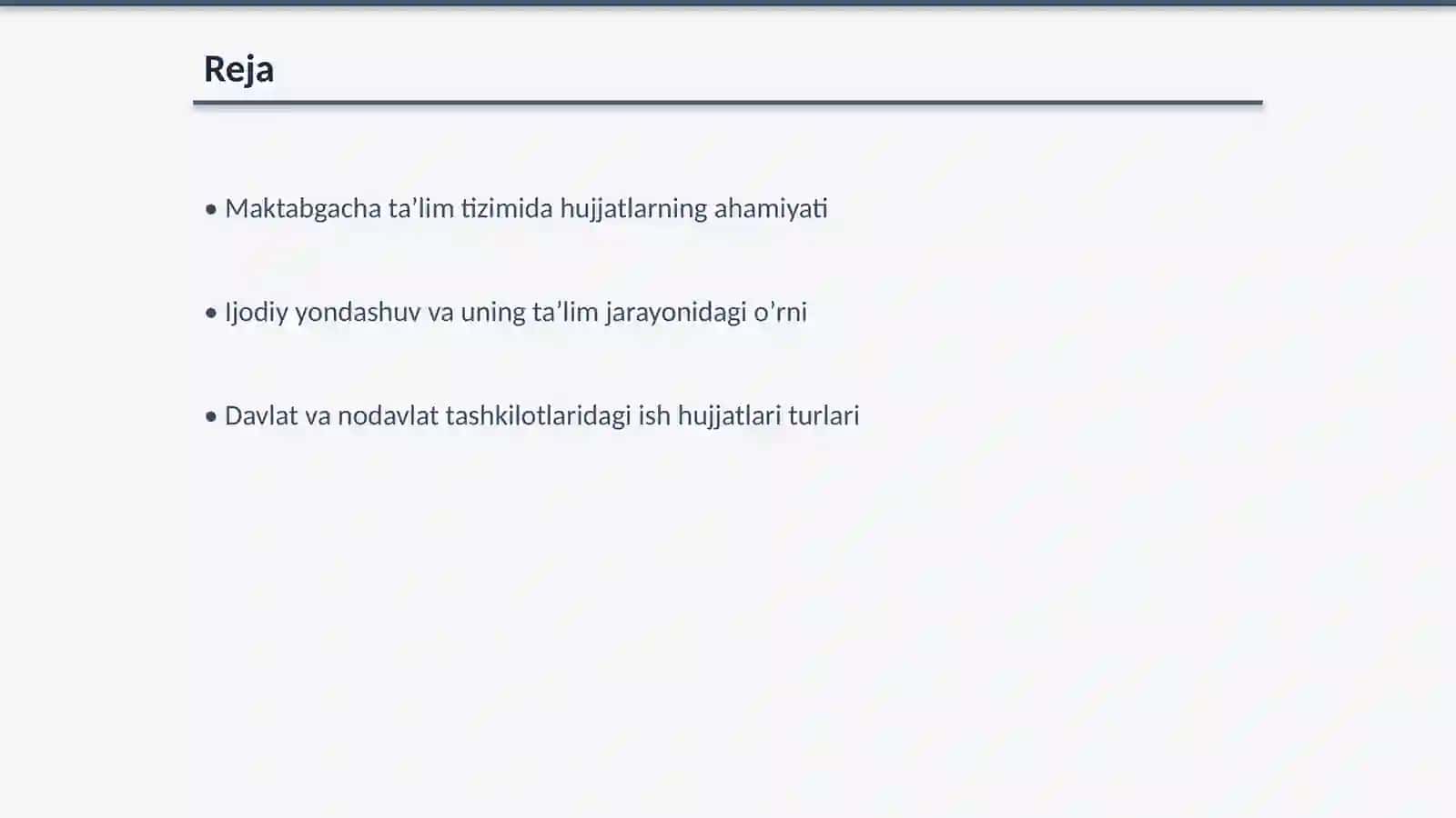Davlat va nodavlat maktabgacha taʼlim tashkilotlari va pedagoglarning ish hujjatlarini yuritishda ijodiy yondashuv asosida rasmiylashtirish tartibi 2