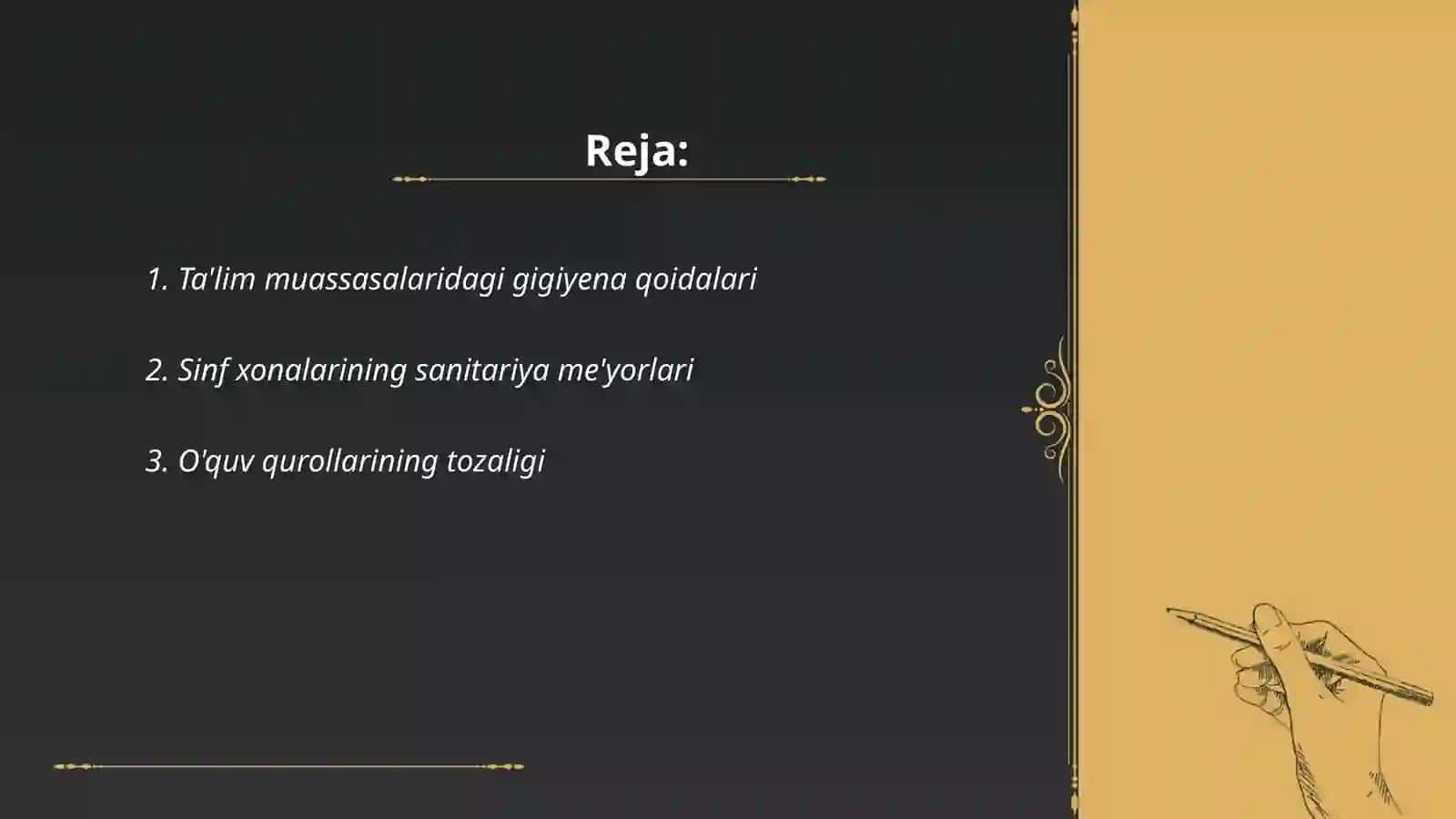 Ta'lim muassasalaridagi gigiyena qoidalari 2