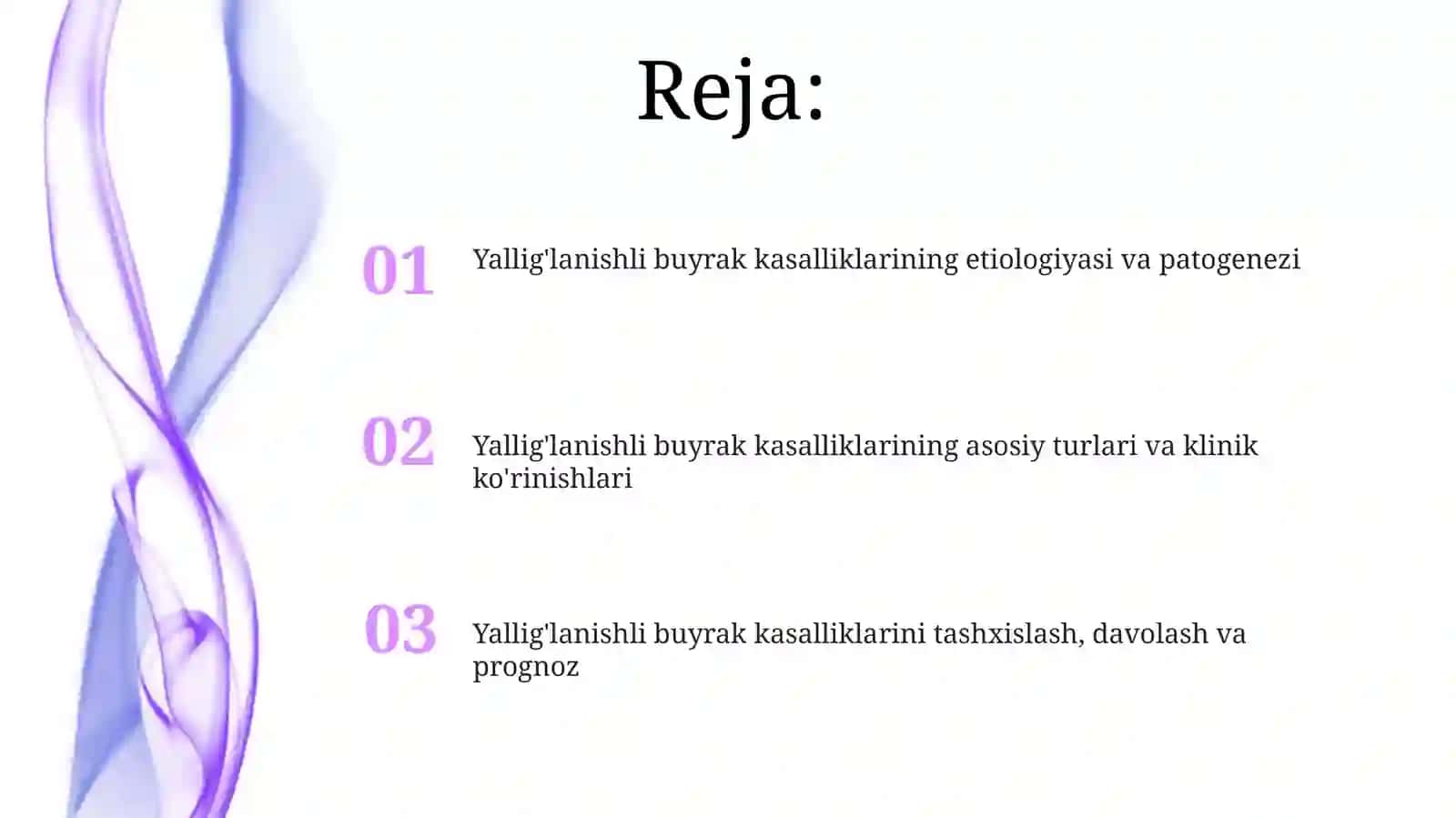 Buyrakning yallig'lanish kasalliklari 2