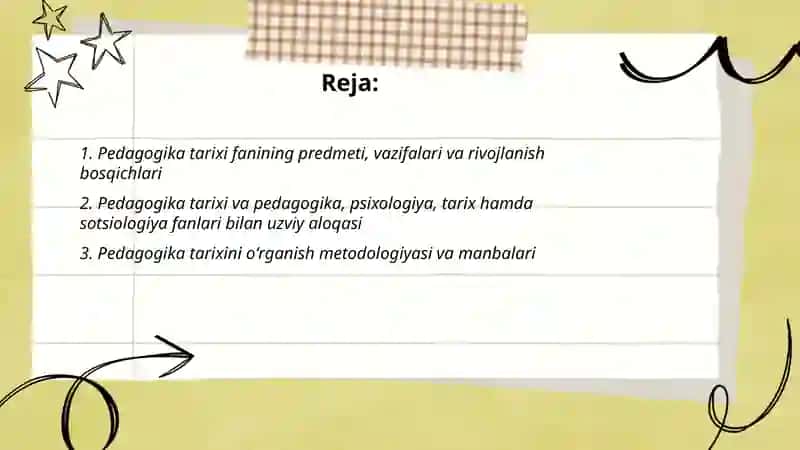 Pedagogika tarixi fanining ilmiy tadqiqotlariga kirish 2