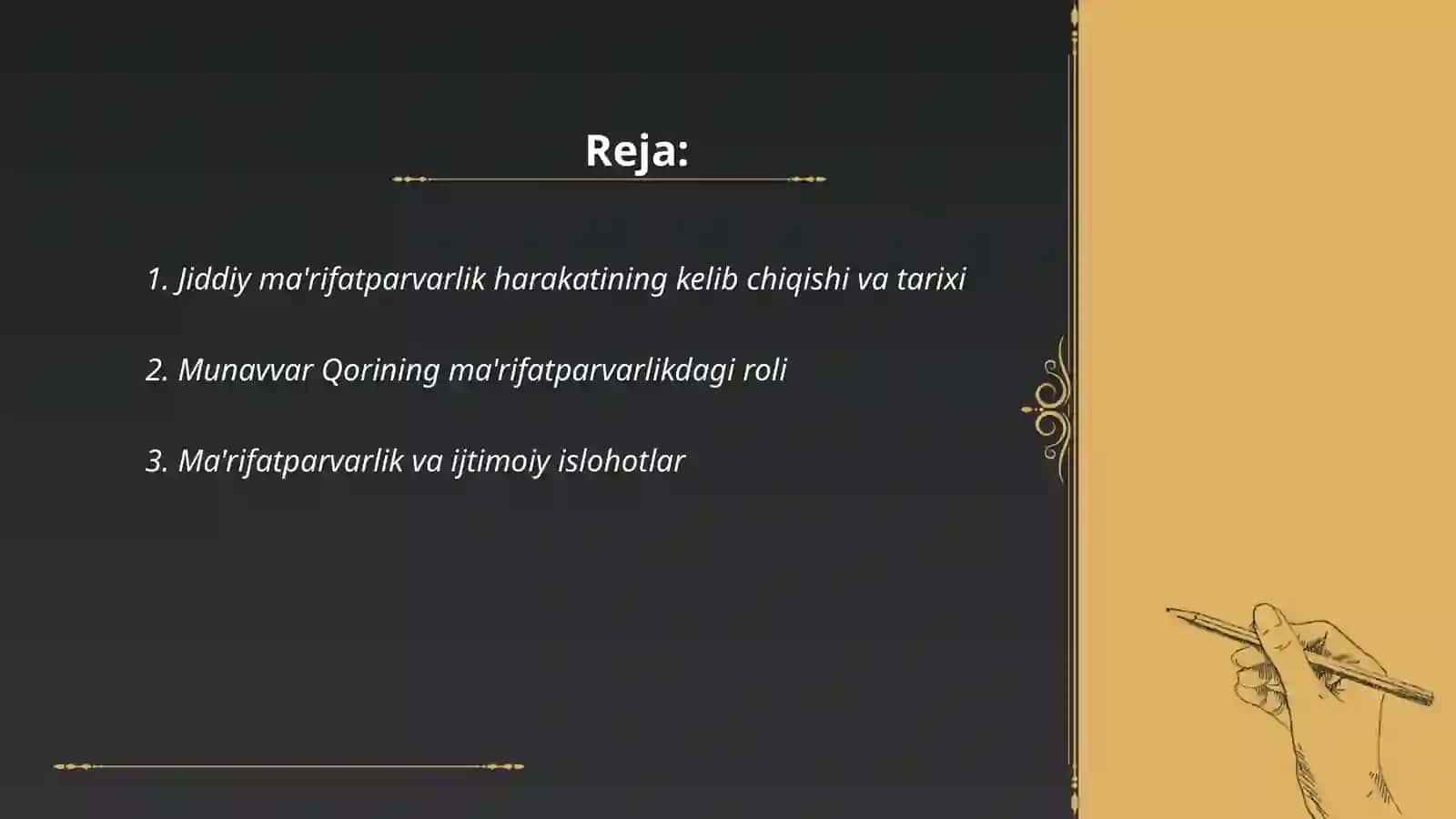 Jiddiy ma'rifatparvarlik 2