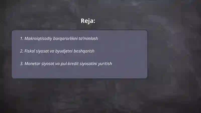 Hozirgi zamon iqtisodiyotida davlatning vazifalari 2