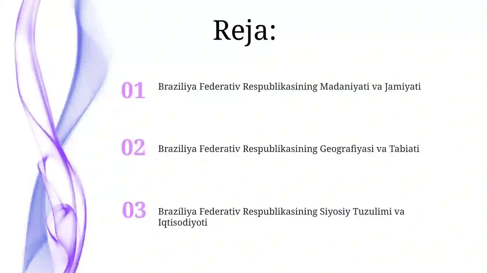 Braziliya Federativ Respublikasining Madaniyati va Jamiyati 2