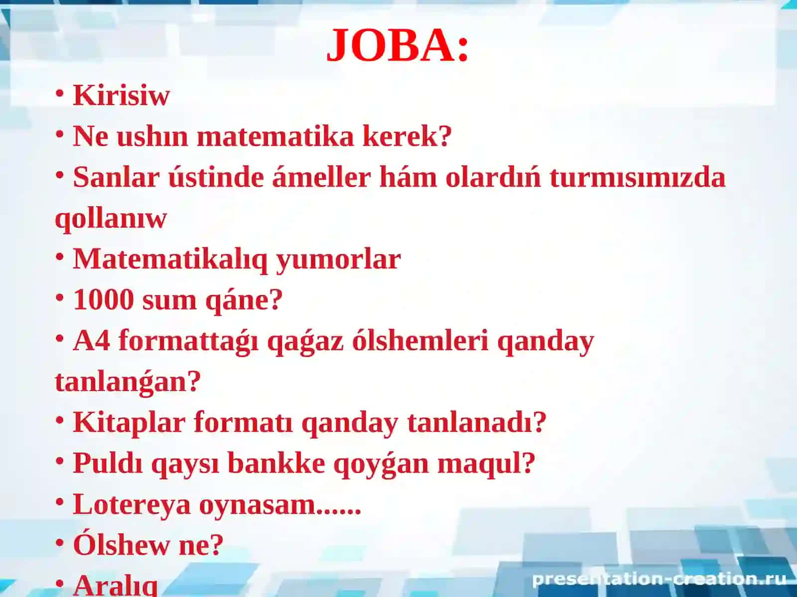 MATEMATIKA HÁM TURMÍS 2