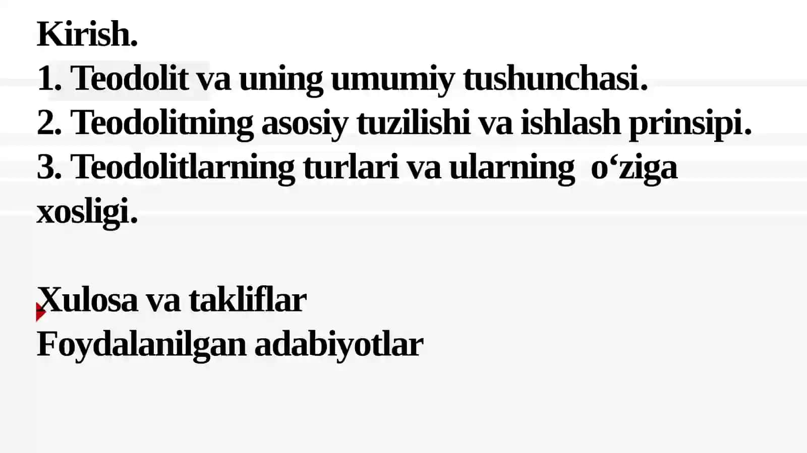 Teodolit va uning turlari 2