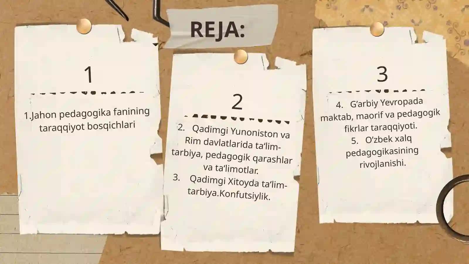 Jahon pedagogik ta’limotlari tarixi 2