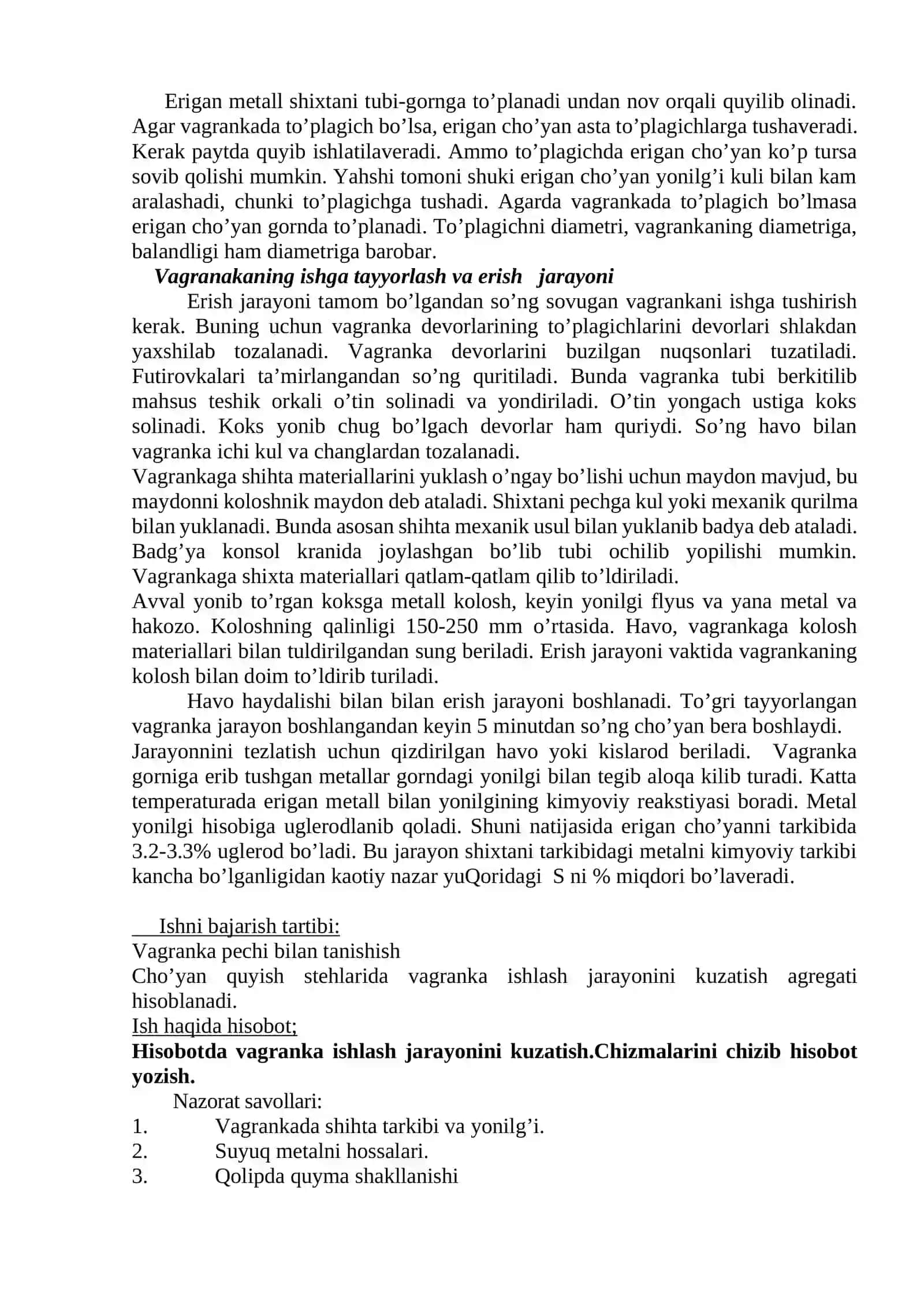 VAGRANKANING TUZILIShI VA IShLAShI 2