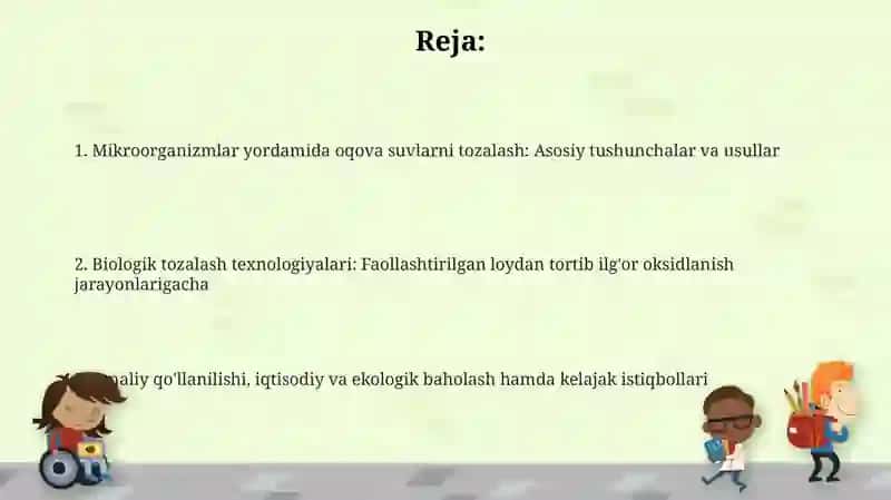 Oqava suvlarni mikroorganizmlar yordamida tozalash 2