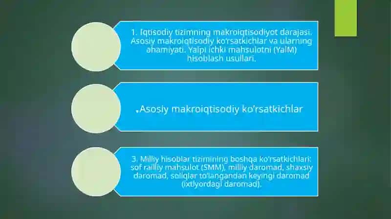 Makroiqtisodiy barqarorlashtirish siyosati,  uning maqsadi, vazifalari va vositalari 2