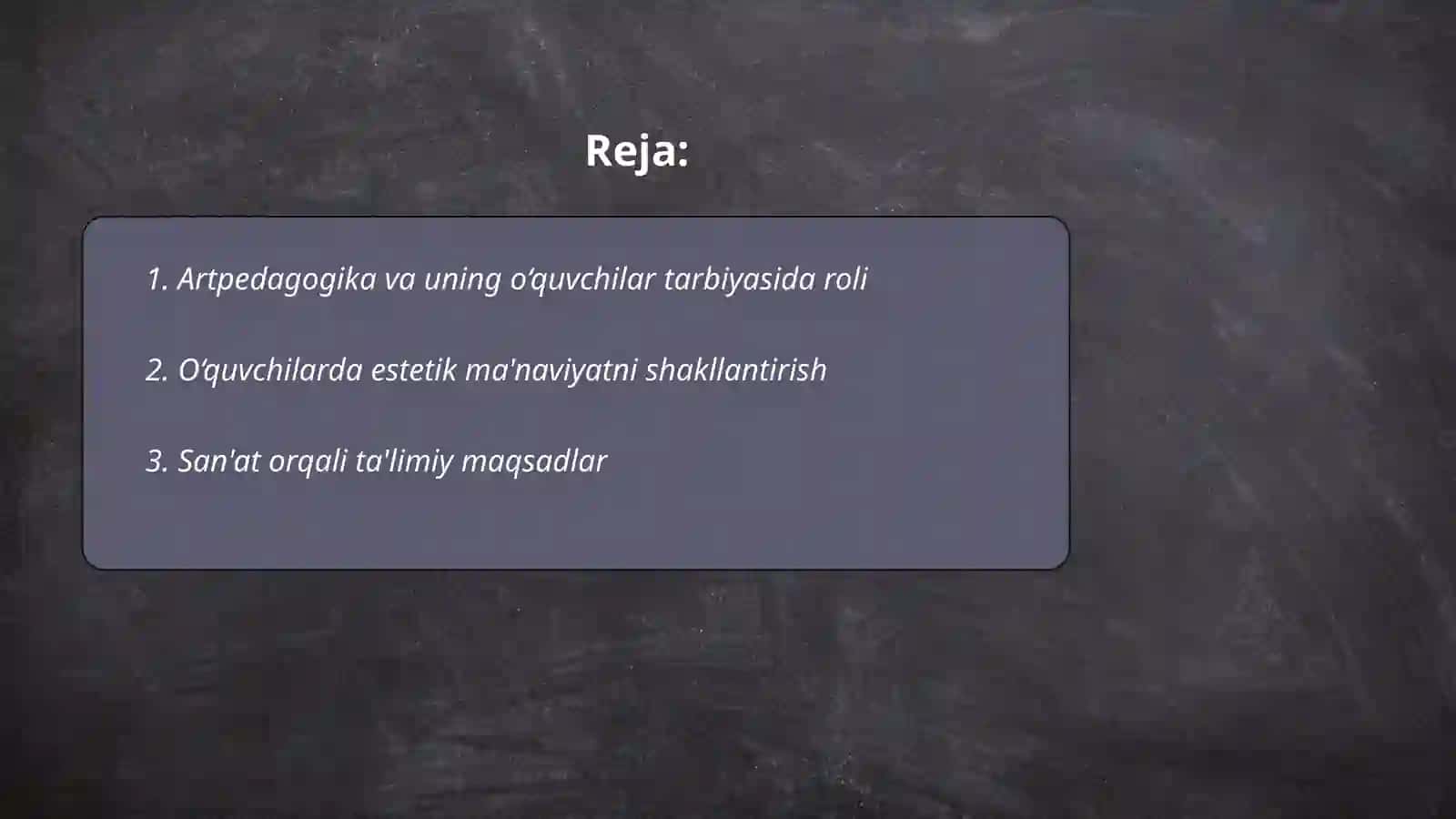 O‘quvchilarni artpedagogika vositasida tarbiyalash 2
