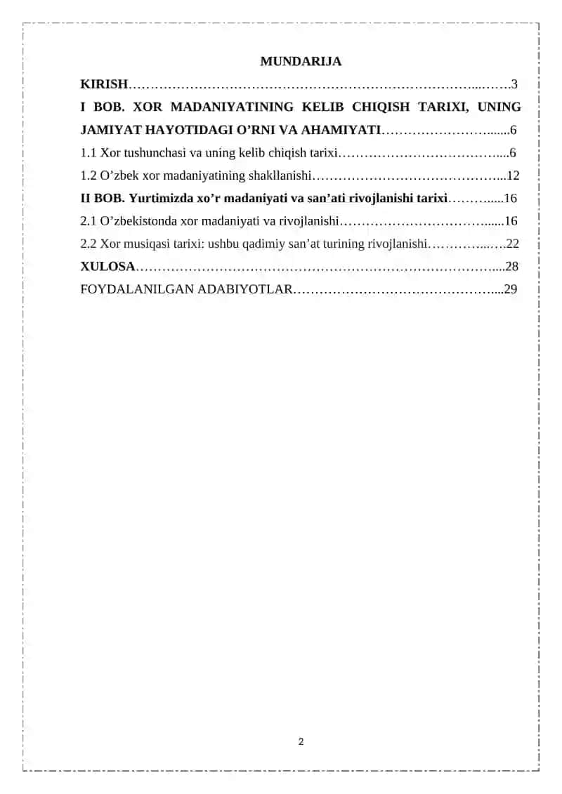 XOR MA’DANIYATINING KELIB CHIQISH TARIXI 2