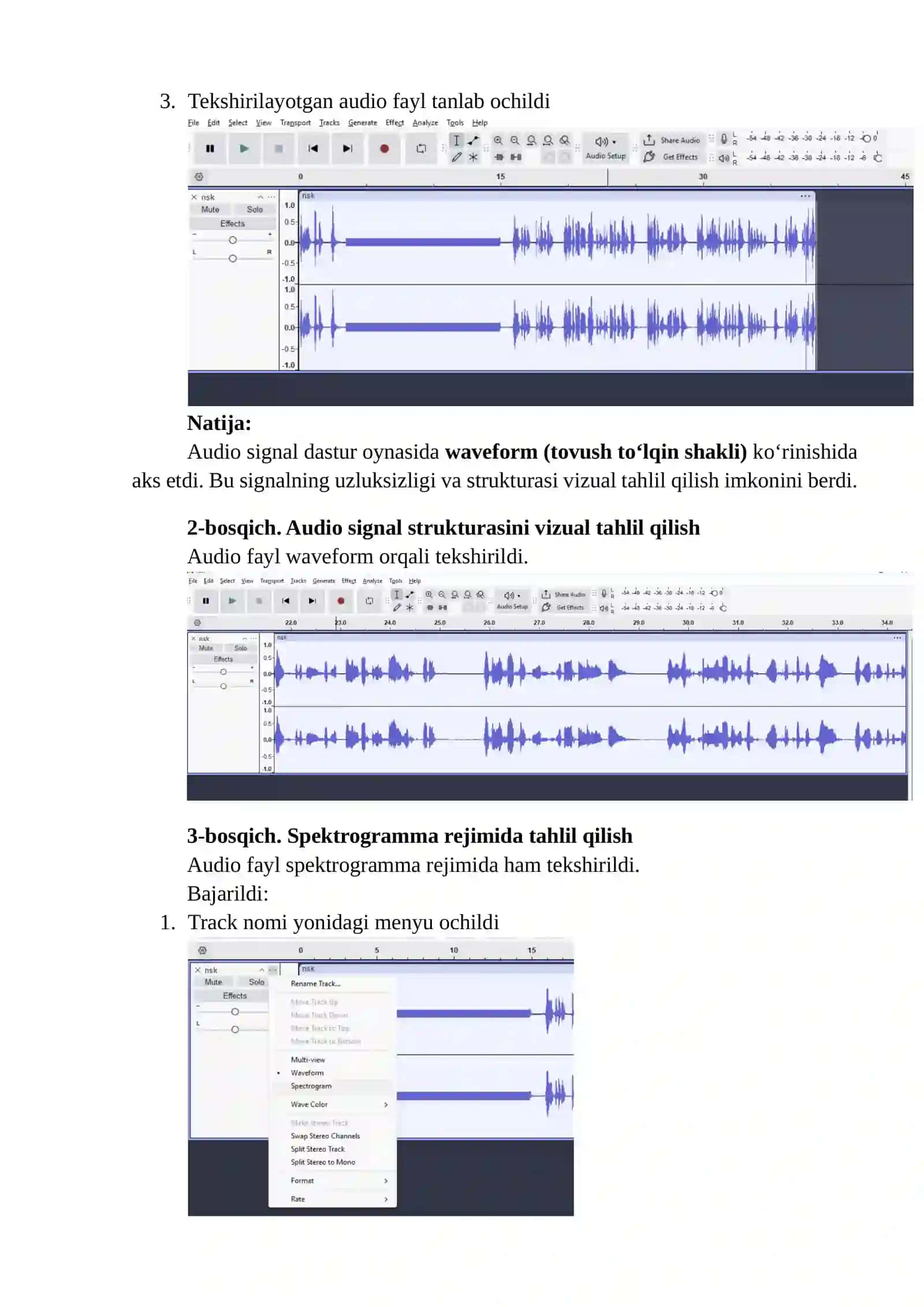 Audio, vedio, rasm faylni forenzik tahlili 2