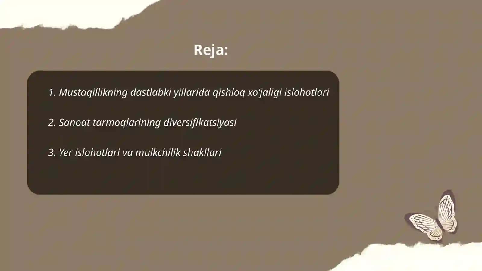 Mustaqillik yillarida qishloq xoʻjalik va sanoat sohasidagi oʻzgarishlar 2