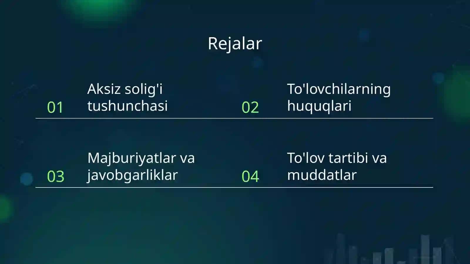 Aksiz solig'i to'lovchilarining huquq va majburiyatlari 2