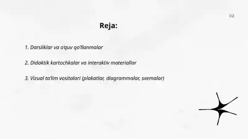 Darsliklar va o‘quv qo‘llanmalar 2