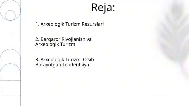 Arxeologik Turizm Resurslari 2