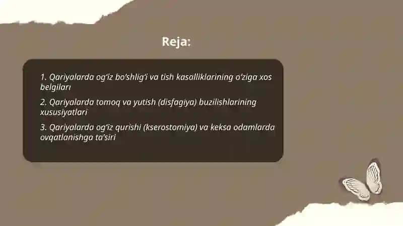 Qariyalarda Ovqat Hazm Qilish Tizimi Azolari Kasalliklrida Oziga Xos Xususiyatlari 2