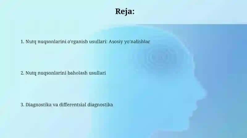 Inson nutqi nuqsonlarini oʻrganish metodlari 2