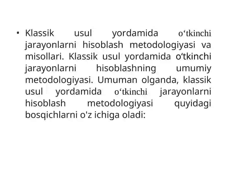 Elektr zanjirlarda o‘tkinchi jarayonlarni hisoblash 2