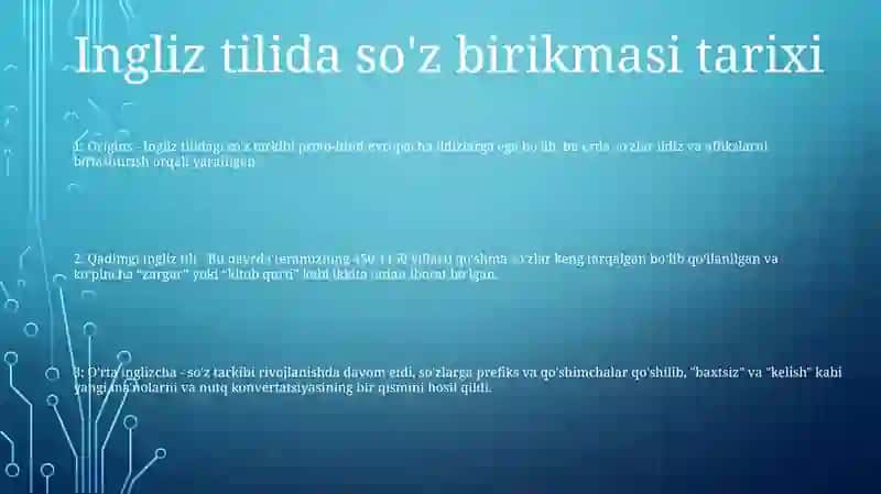 Ingiliz Tilida Sozlar Tarkibini Tahlil Qilish 2