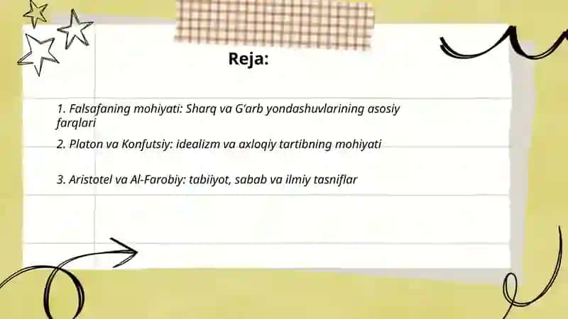 Falsafaning mohiyatiga oid Sharq va Gʻarb mutafakkirlari 2