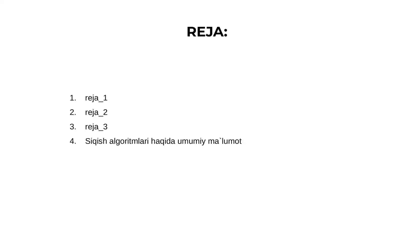 Siqish algoritmlari haqida umumiy ma`lumot 2