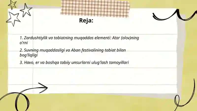 Zardushtiylikda tabiatning ulug'lanishi 2