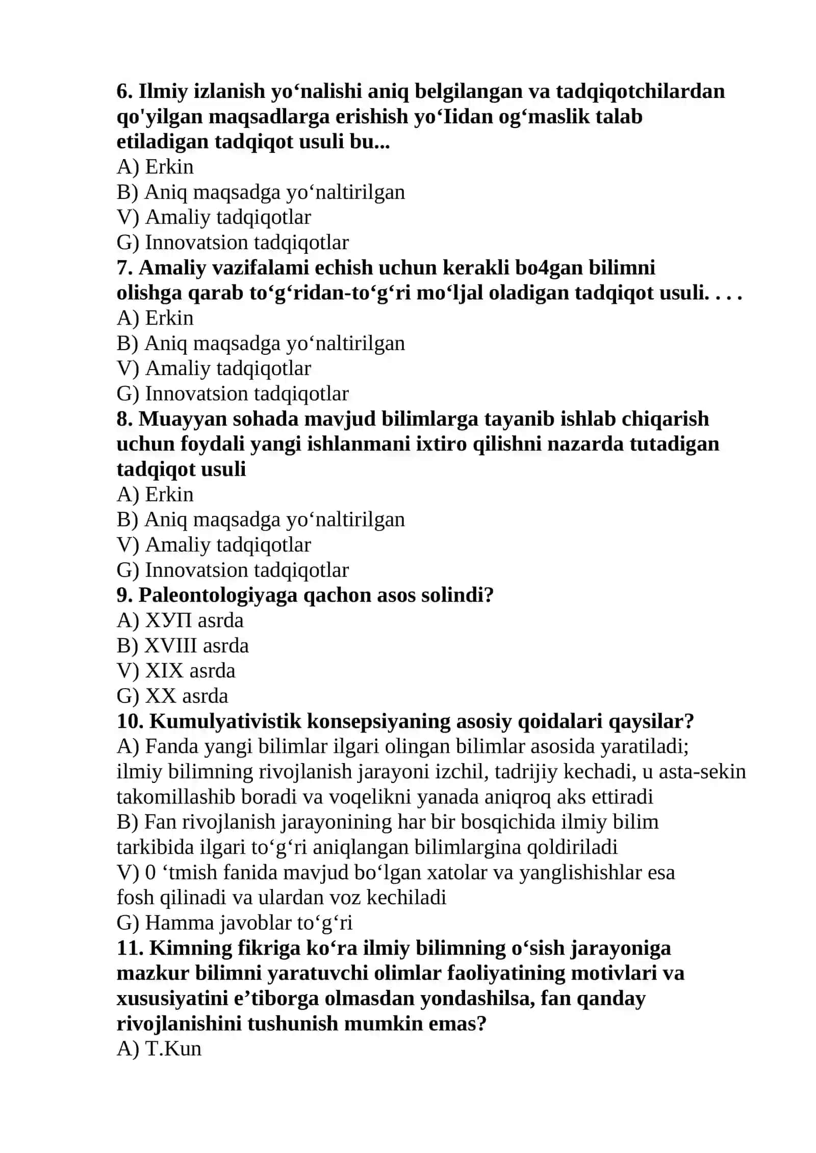 MARUZA: ILMIY TADQIQOTNING TIPLARI (SHERMUHAMEDOVAda 280-bet) 2
