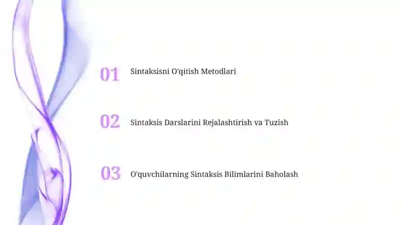 Sintaksis bõlimini õqitish metodikasi 2