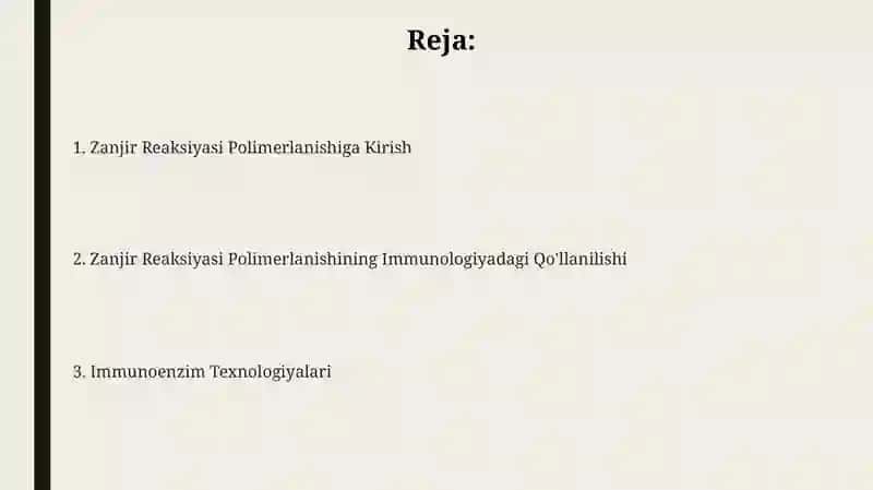 Polimerizatsiya zanjir reaksiyalari asosidagi va immuneferment 2