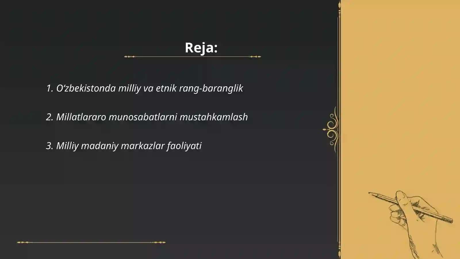 Oʻzbekistonda millat va elat vakillari manfaatlari 2