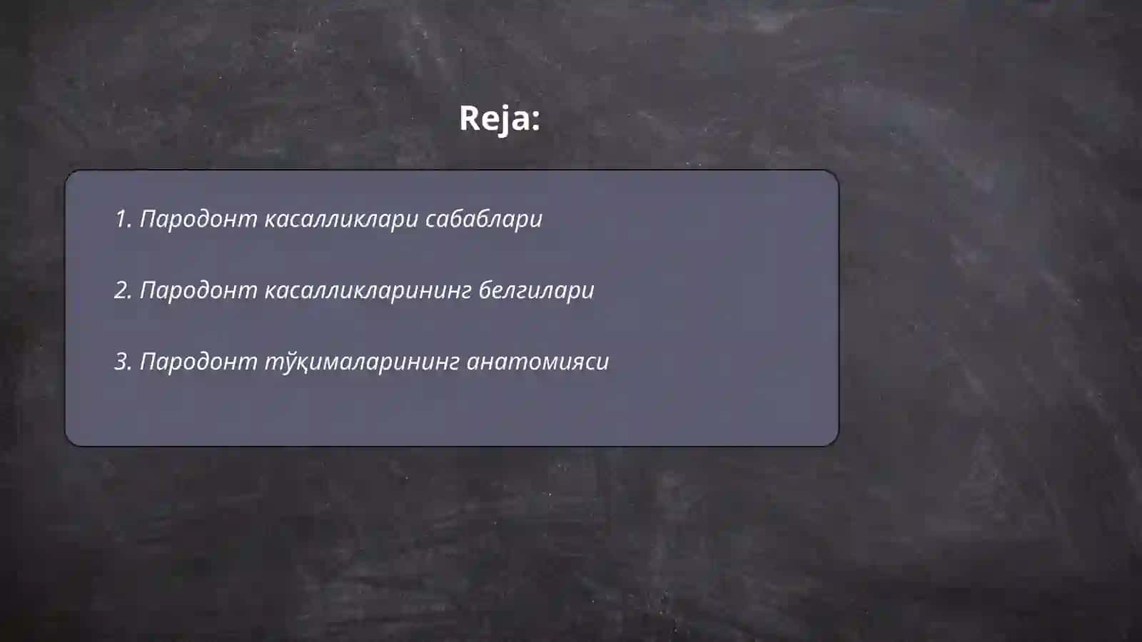 Пародонт касалликлар. нур билан (рентген ва ультратовуш) ташхислаш 2