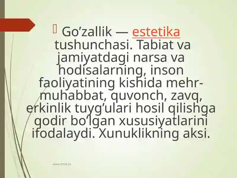 Xushmuomalalik xulqiy go`zallik sifati 2