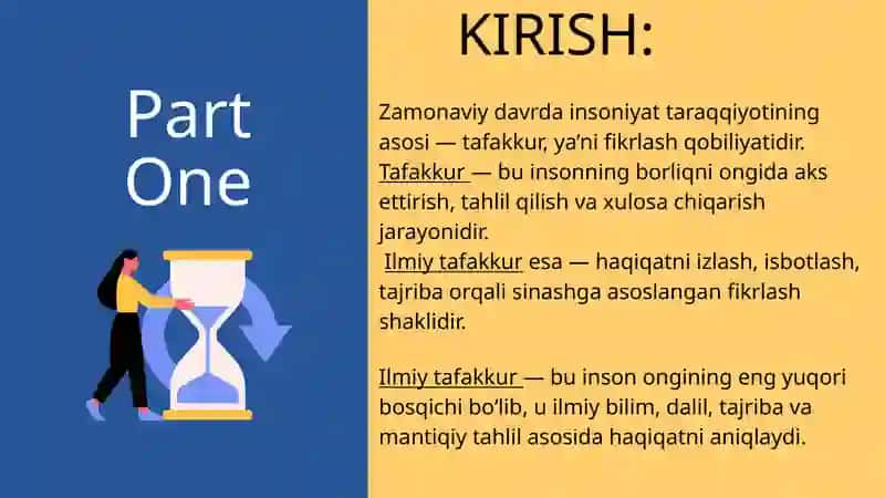 ILMIY TAFAKKUR VA UNING ZAMONAVIY TURLARI 2