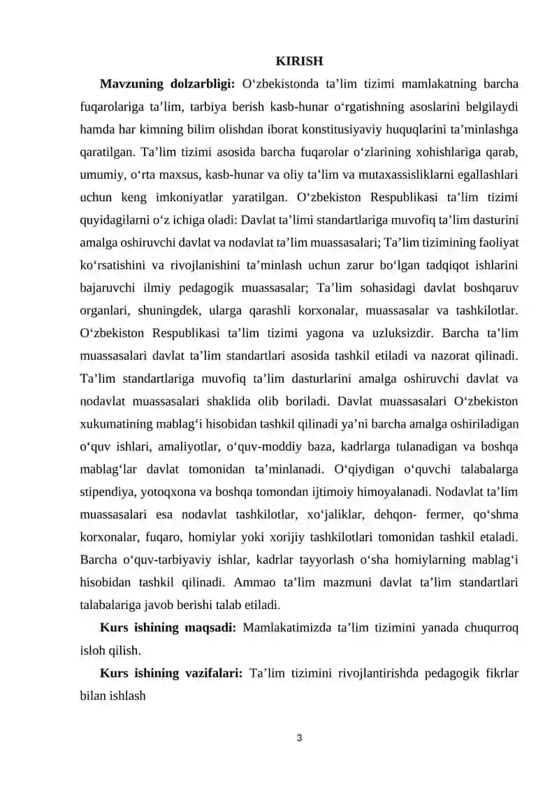 O‘zbekistonda ta’lim tizimi va pedagogik fikrlar 2