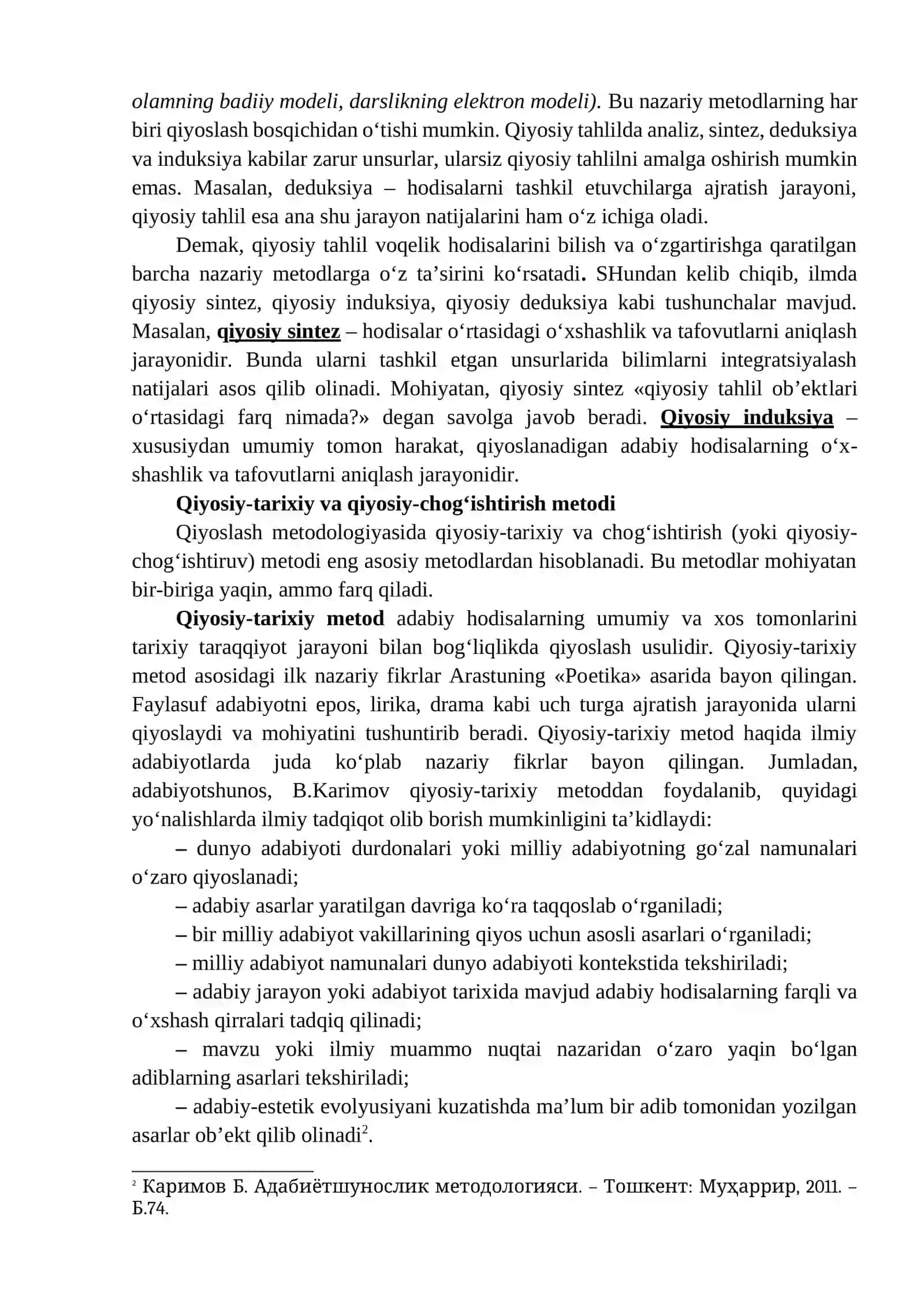 2-MA’RUZA. QIYOSIY TAHLIL METODOLOGIYASI 2