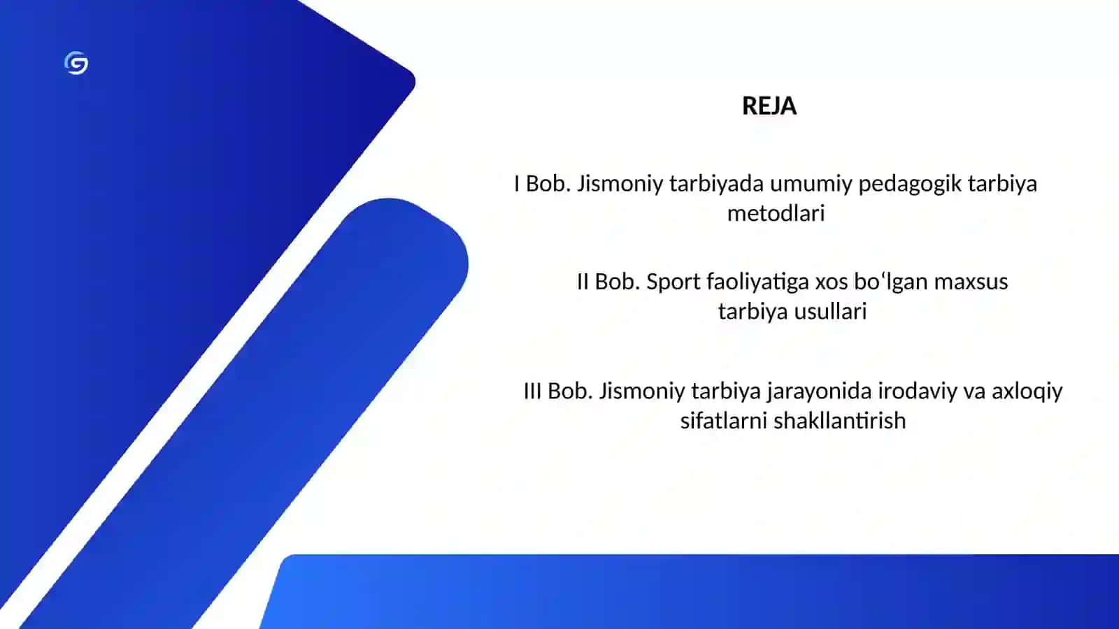 Jismoniy tarbiya va sport sohasida qo'llaniladigan tarbiya metodlari 2