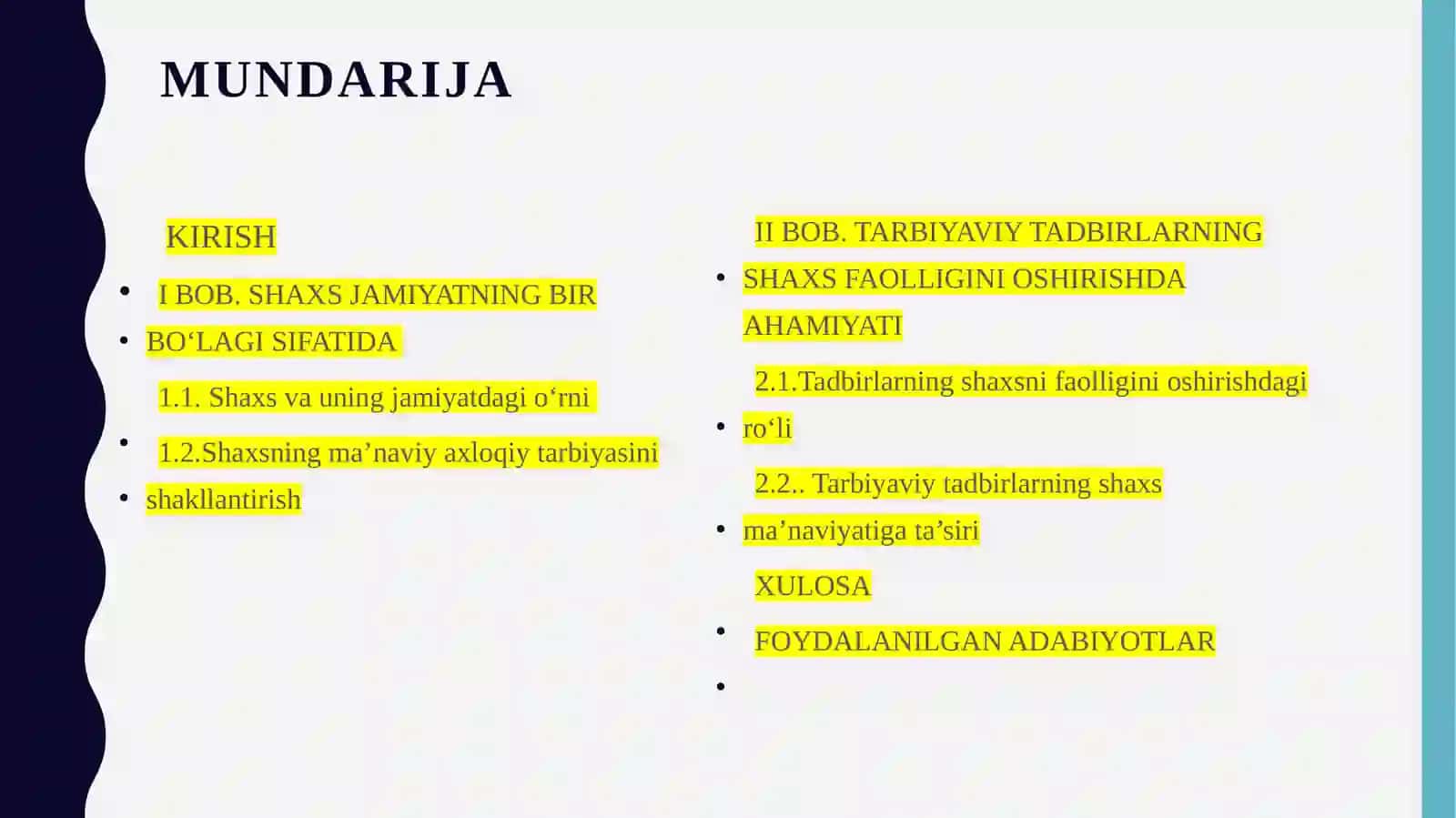Tarbiyaviy tadbirlarning shaxs faolligini oshirishda ahamiyati 2