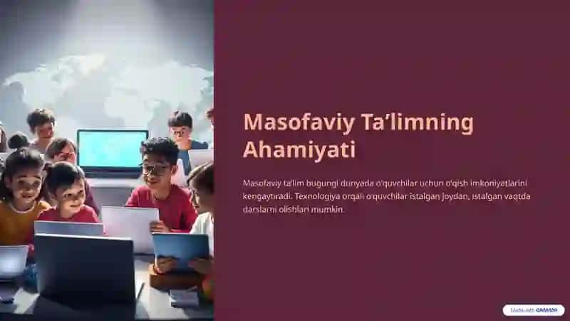 Masofaviy Taʼlim Texnologiyalari 2