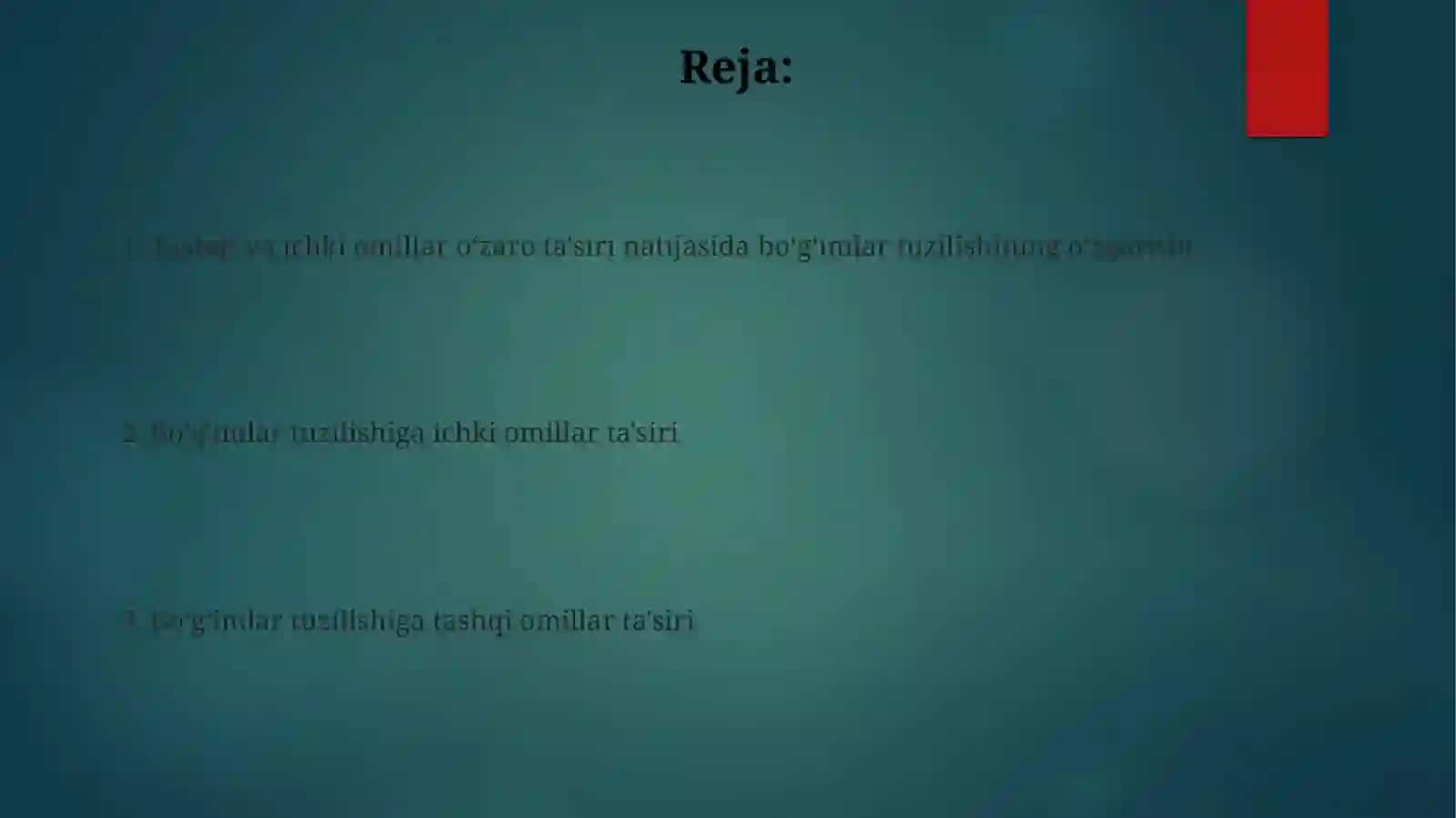 Travmalar va boʻgʻim tuzilishi 2