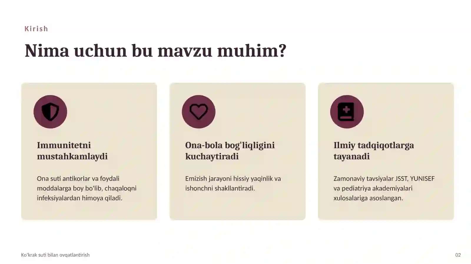 KO‘KRAK BILAN OVQATLANTIRISHNING ZAMONAVIY TAMOYILLARI | 15 slaydli professional taqdimot 2
