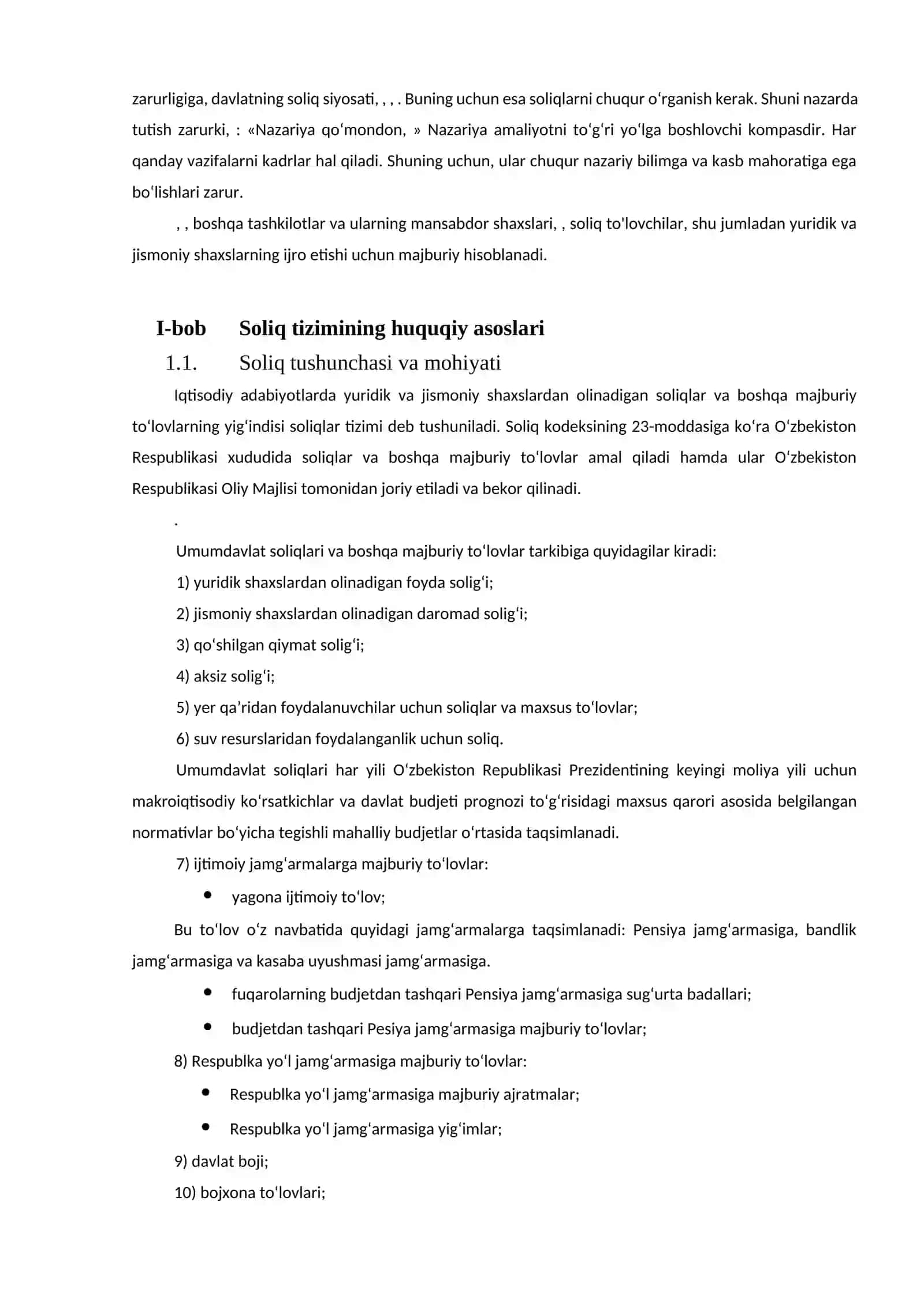 Soliq ularning vazifalari va turlari 2