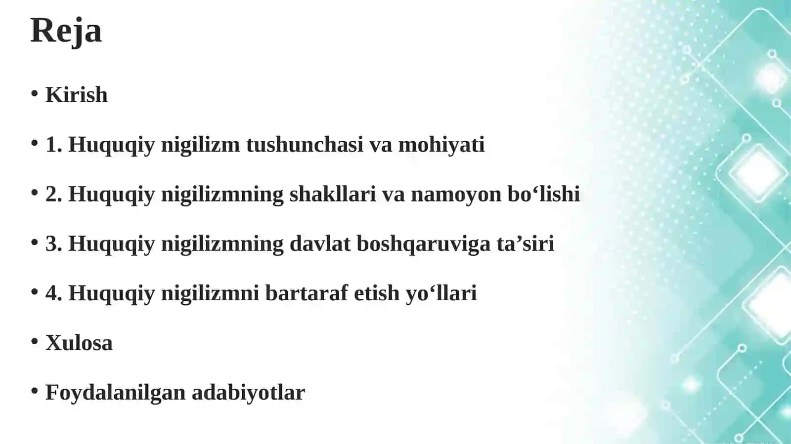 HUQUQIY NIGILIZM VA UNING DAVLAT BOSHQARUVI SAMARADORLIGIGA TASIRI 2