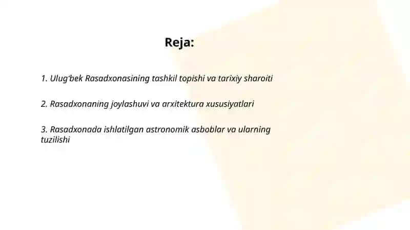 Ulug’bek Rasadxonasi 2