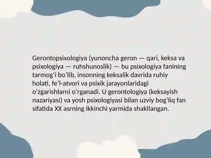 Gerontopsixologiya 2