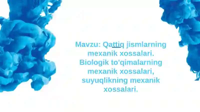 Qattiq jismlarning mexanik xossalari 2