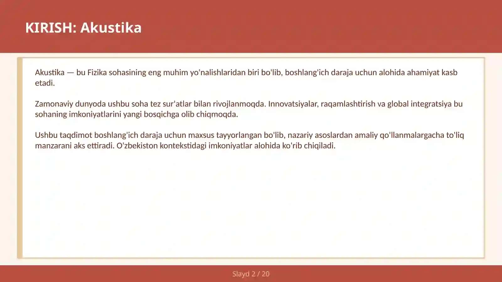 Akustika 2