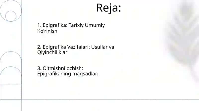 Epigrafika. Tarixiy, maqsadi va vazifalari 2