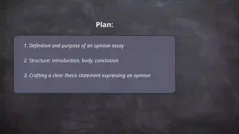 Types of essay: opinion essay 2